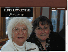 Tablet Screenshot of elderlawcenter.org